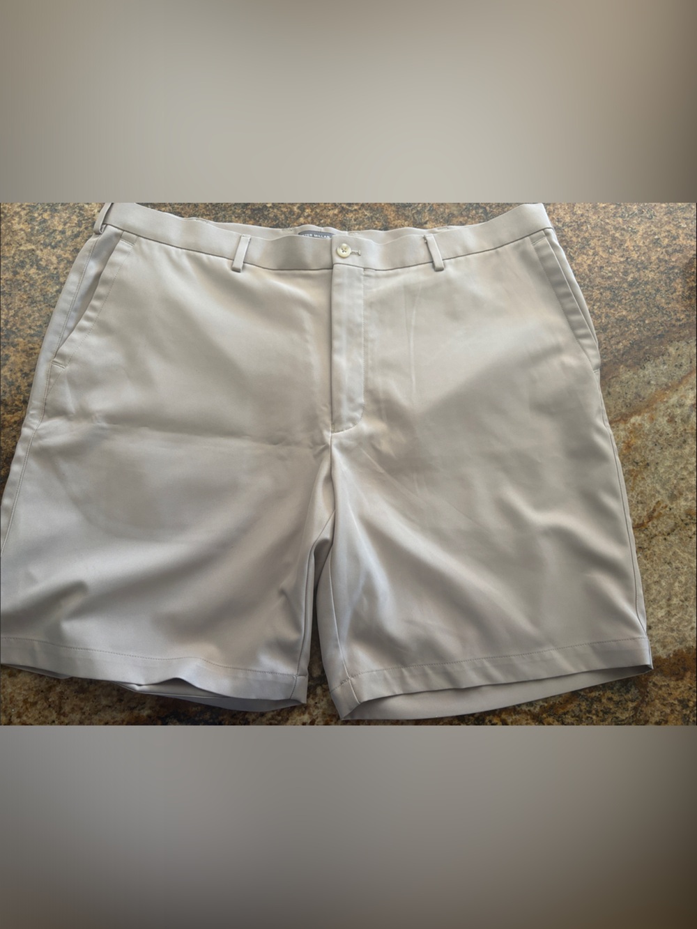 Peter Millar Light Tan Men's Performance Shorts